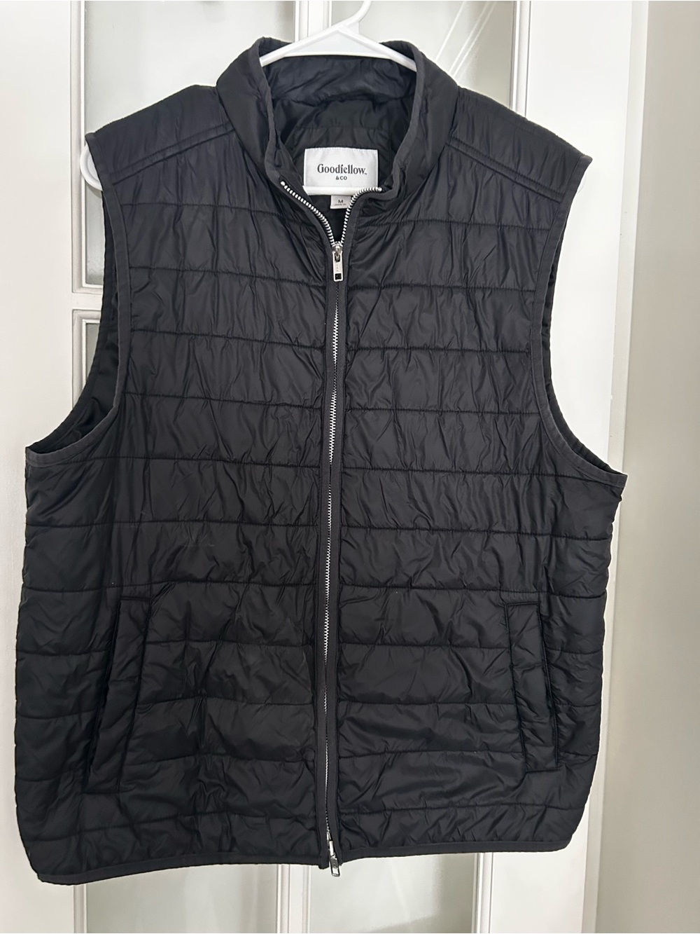 Goodfellow & Co Men's Black Quilted Puffer Vest Medium